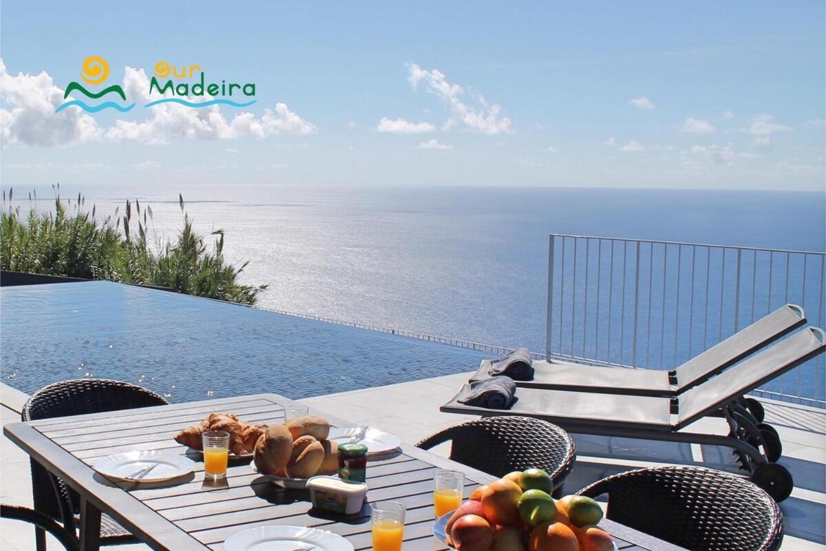 Ourmadeira - Cliffscape, Panoramic Seaviews Villa Estreito Da Calheta Kültér fotó