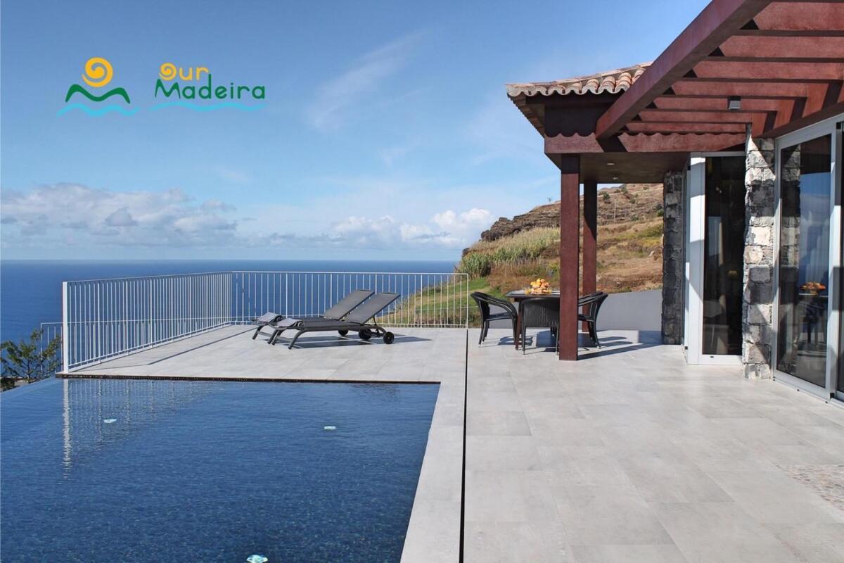 Ourmadeira - Cliffscape, Panoramic Seaviews Villa Estreito Da Calheta Kültér fotó