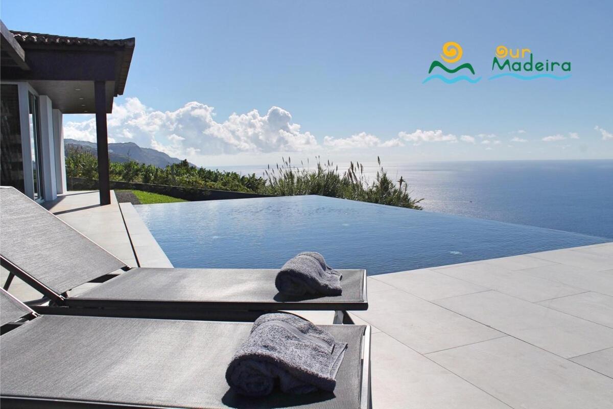 Ourmadeira - Cliffscape, Panoramic Seaviews Villa Estreito Da Calheta Kültér fotó