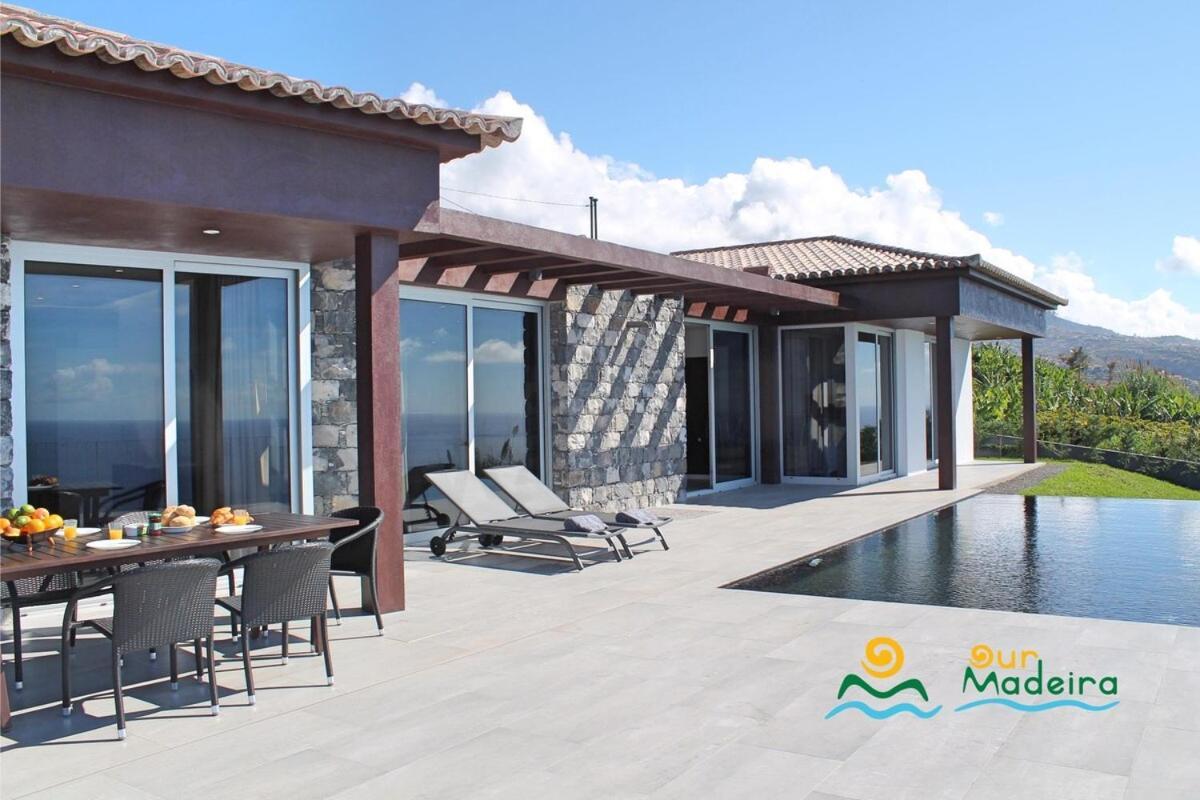 Ourmadeira - Cliffscape, Panoramic Seaviews Villa Estreito Da Calheta Kültér fotó